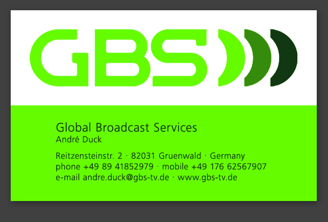 Global Broadcast Services - Kontakt
